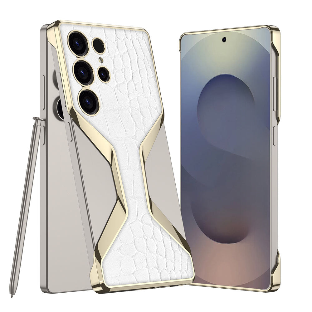 Borderless ElectroPlated Leather Case