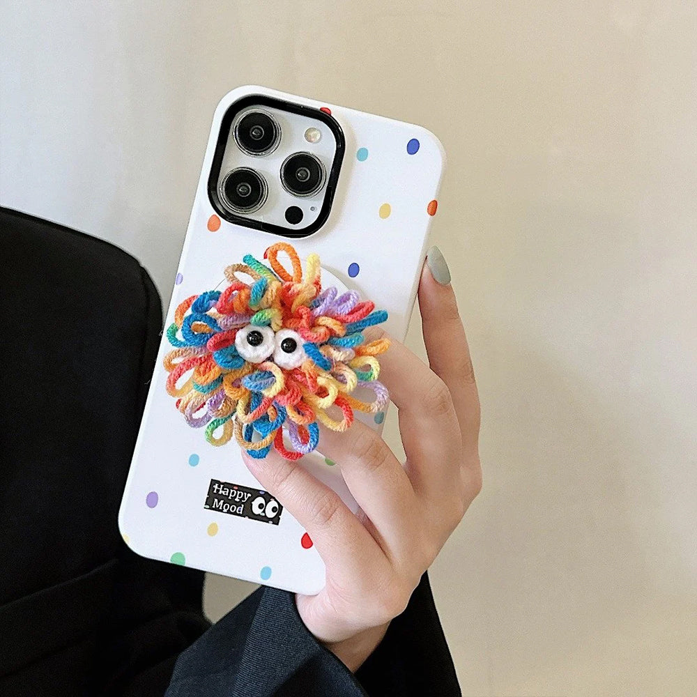 Colorful Soft Polka iPhone Case