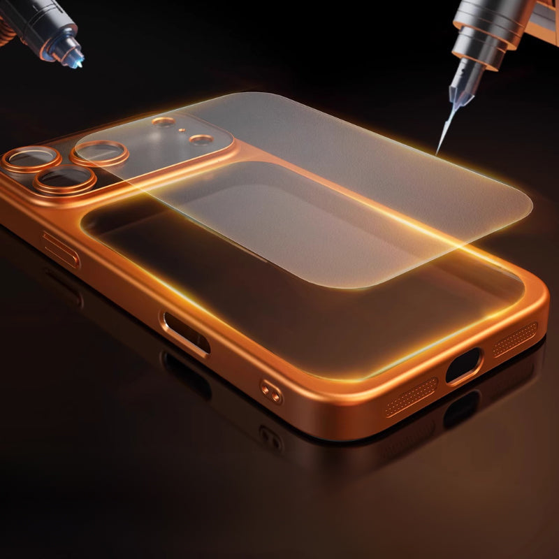 Clear Minimal Matte iPhone Case