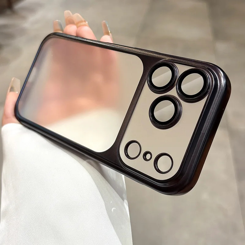 Clear Minimal Matte iPhone Case