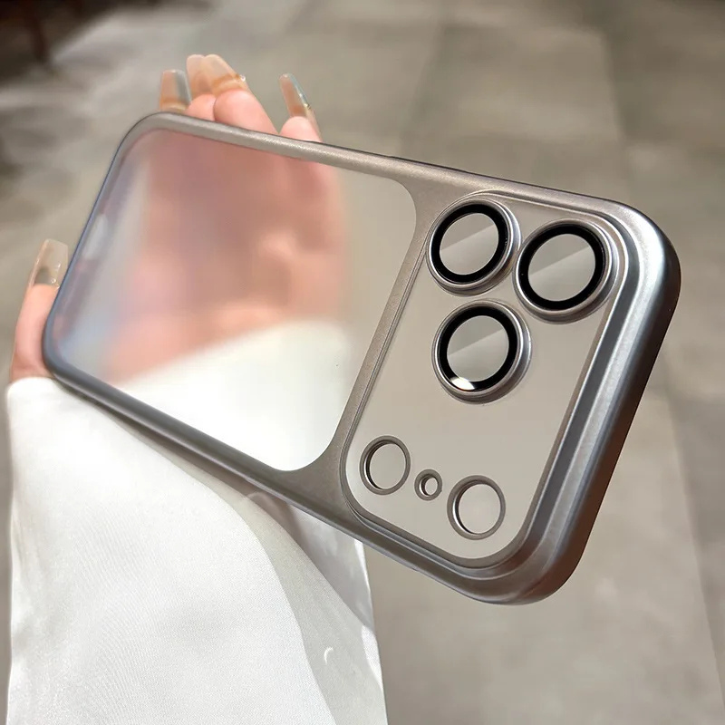 Clear Minimal Matte iPhone Case