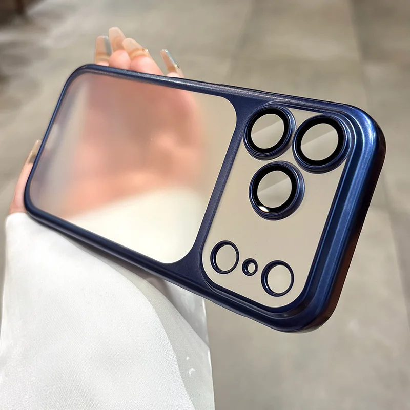 Clear Minimal Matte iPhone Case