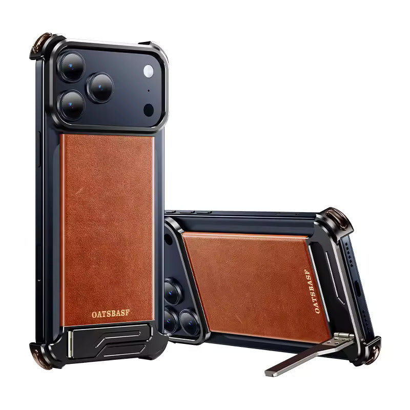 Helios Frame Leather MagSafe iPhone Case