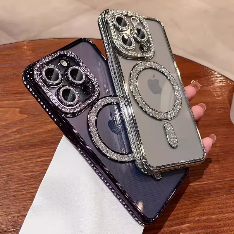 Bling Chrome Crystal Case
