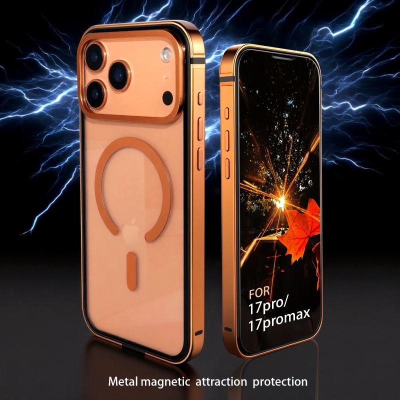 Auriglass Metal Frame MagSafe iPhone Case