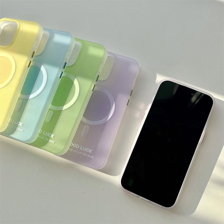 Macaron Color Magnetic iPhone Case