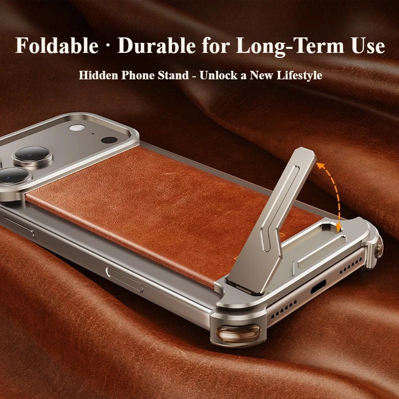 Helios Frame Leather MagSafe iPhone Case