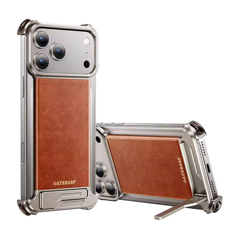 Helios Frame Leather MagSafe iPhone Case