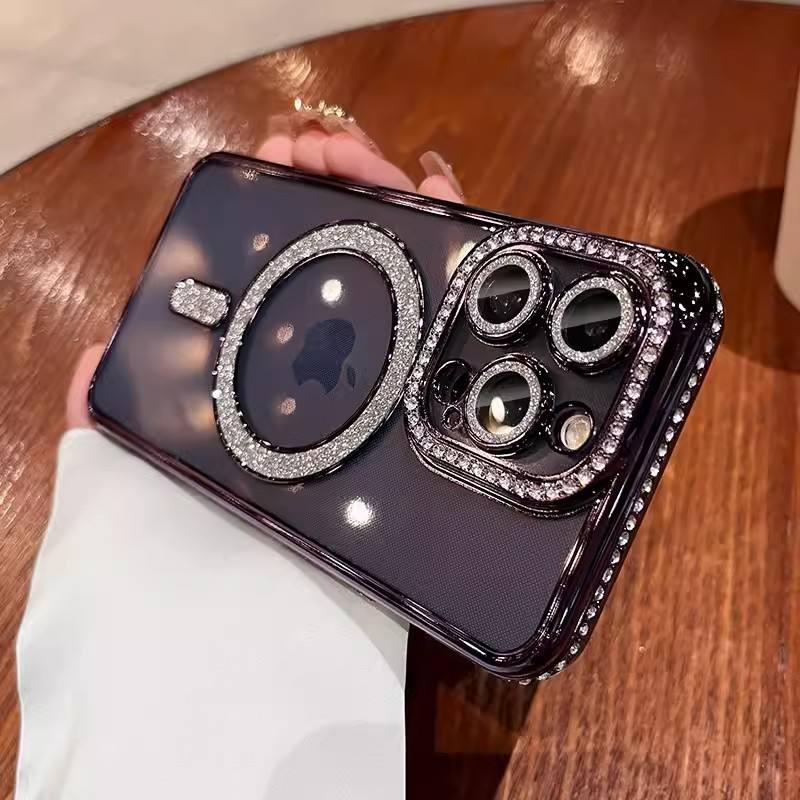 Bling Chrome Crystal Case