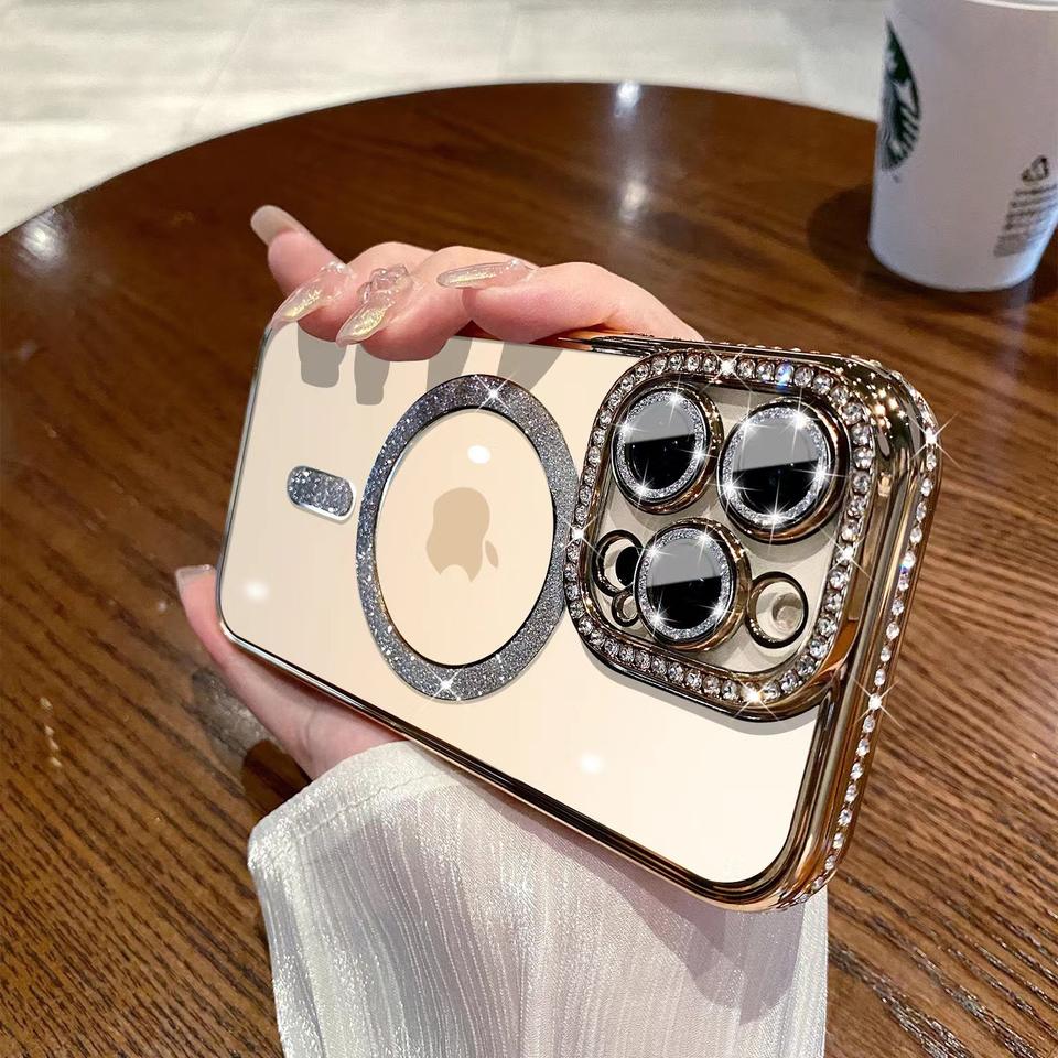 Bling Chrome Crystal Case