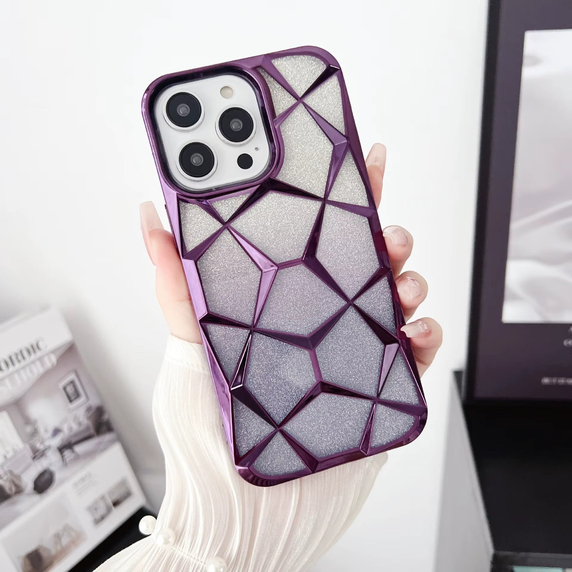Aurora Glitter Gradient Case