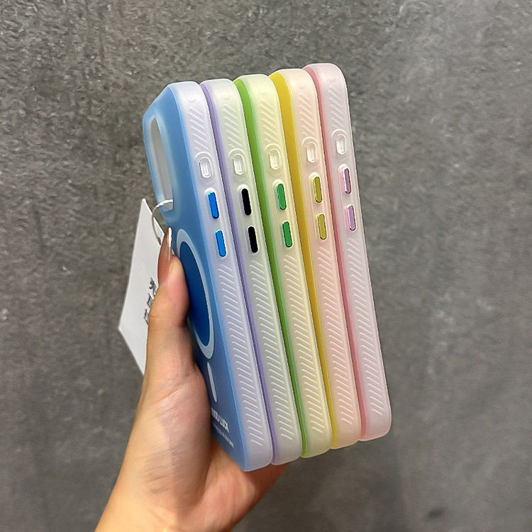 Macaron Color Magnetic iPhone Case