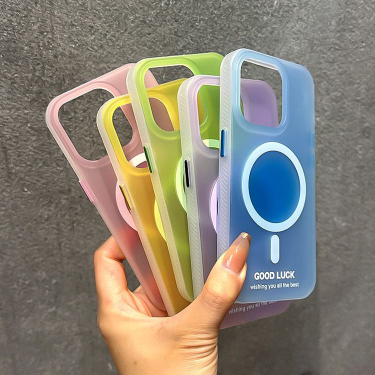 Macaron Color Magnetic iPhone Case