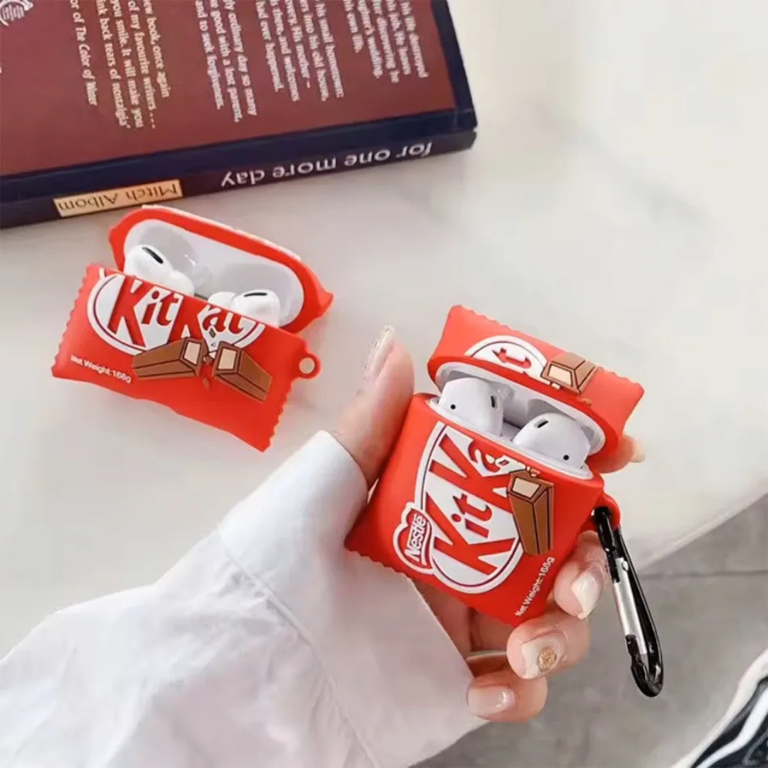 KitKat Silicone Apple AirPods Case Cover