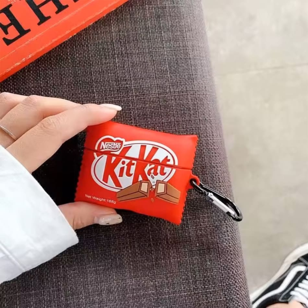 KitKat Silicone Apple AirPods Case Cover