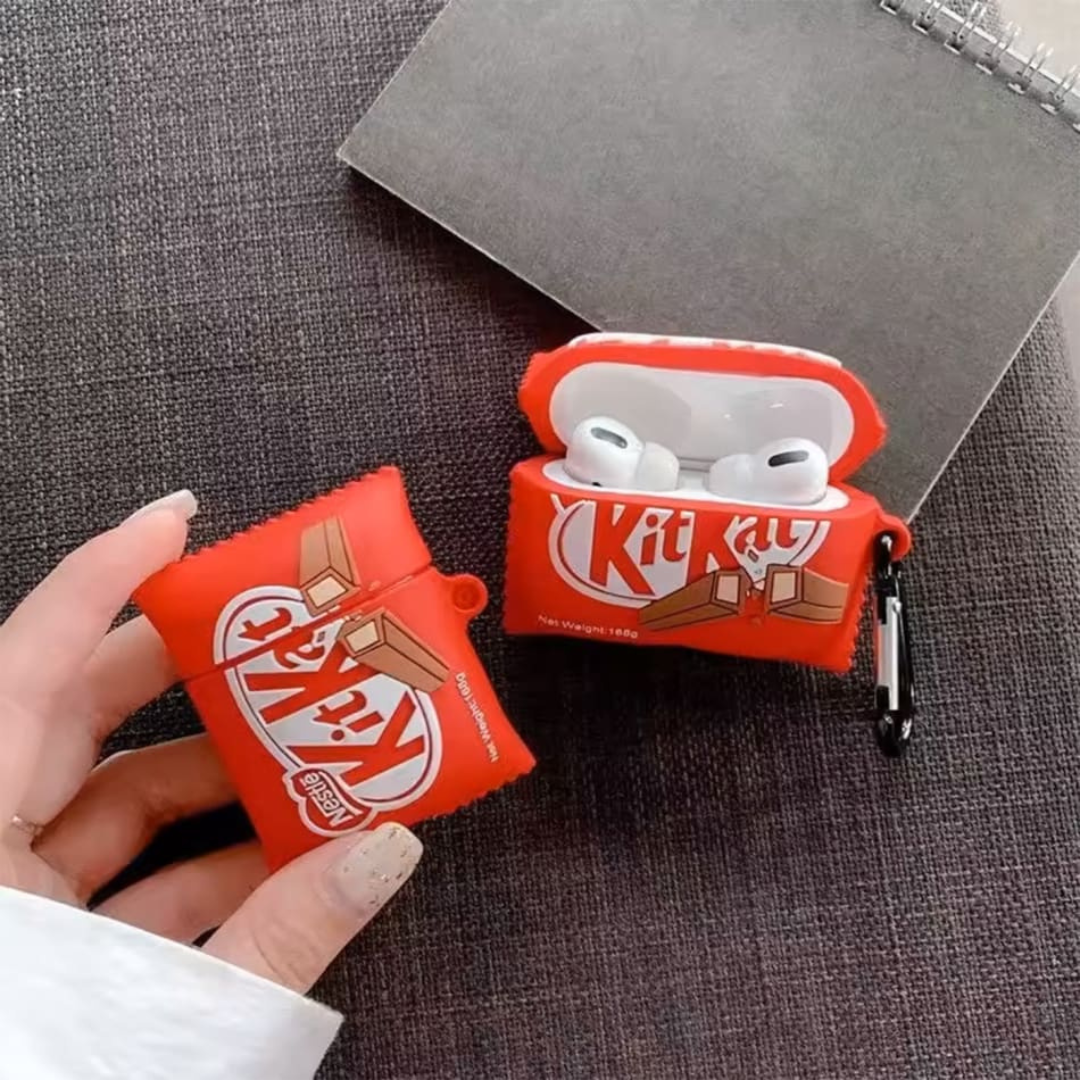 KitKat Silicone Apple AirPods Case Cover