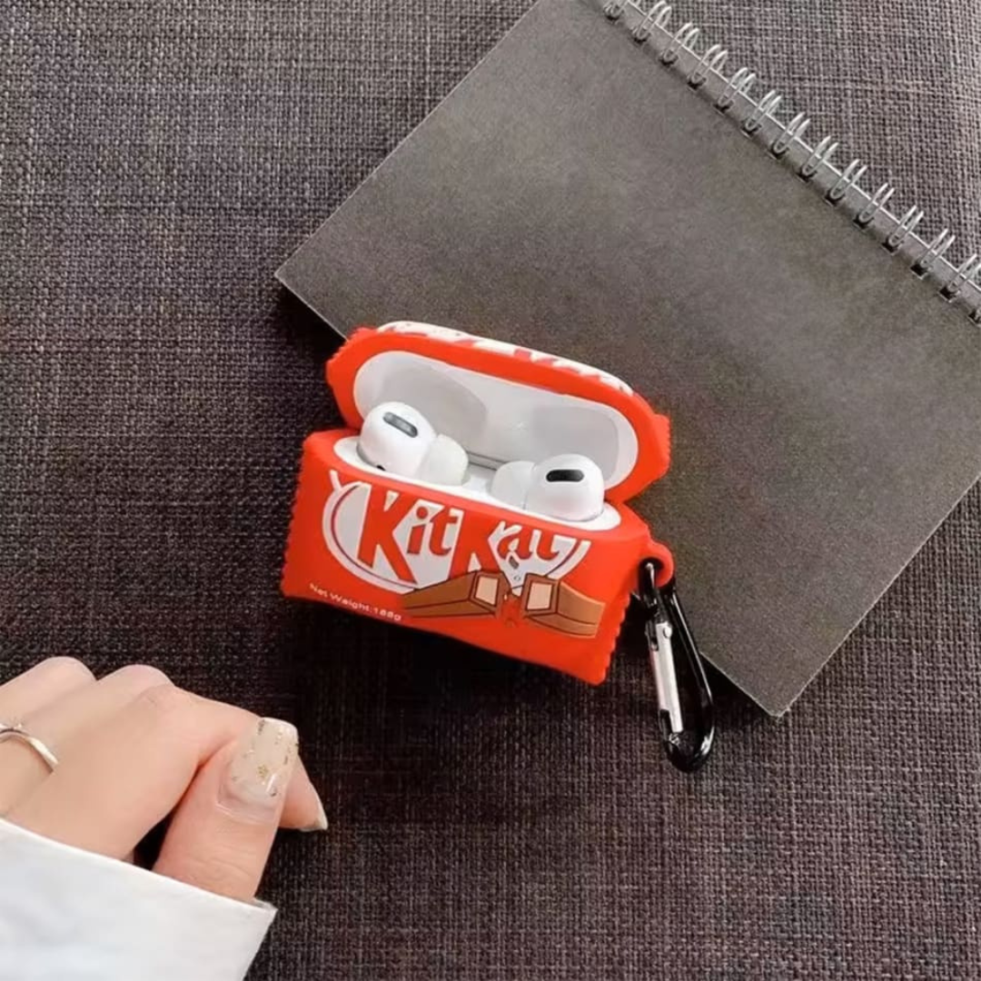 KitKat Silicone Apple AirPods Case Cover