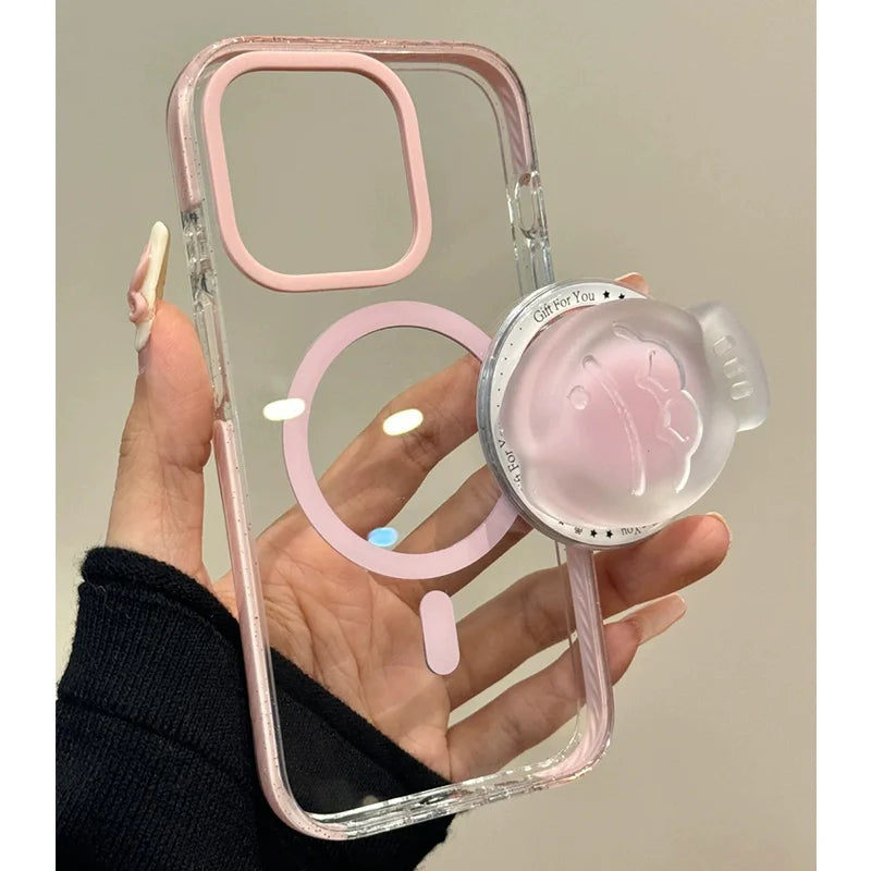 Jelly Stand Clear iPhone Case