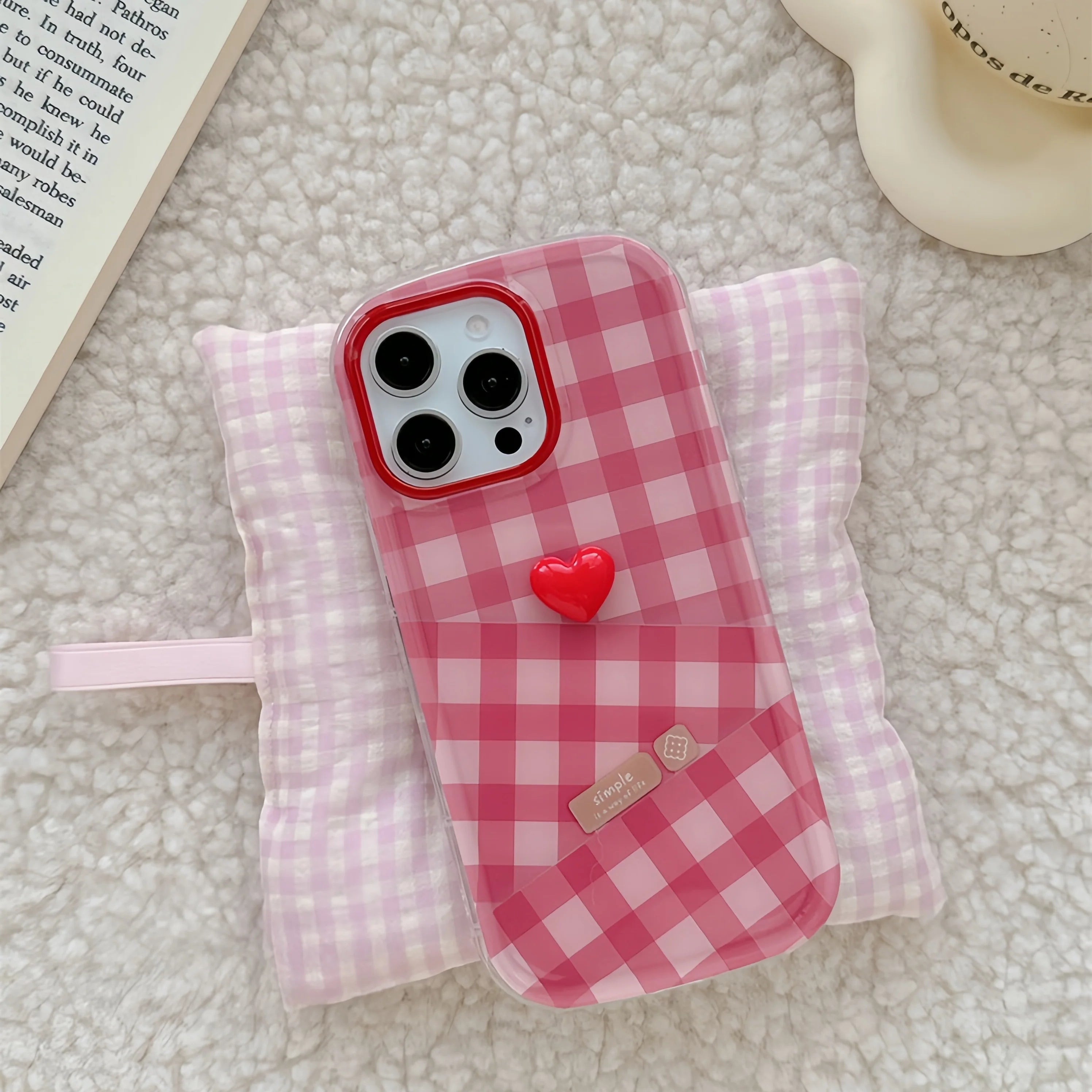 Minimalist 3D Heart iPhone Case