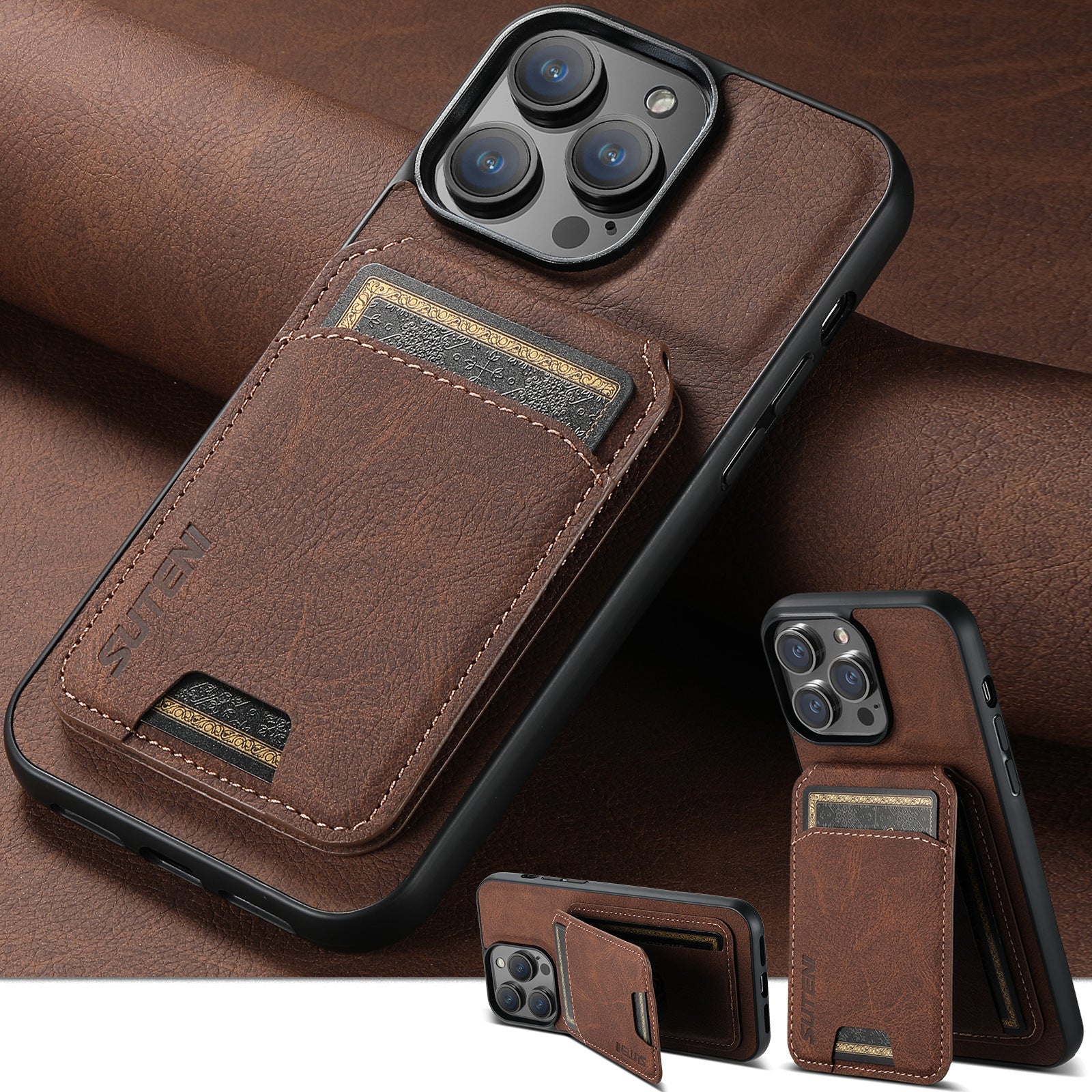 LuxeCard Leather Case