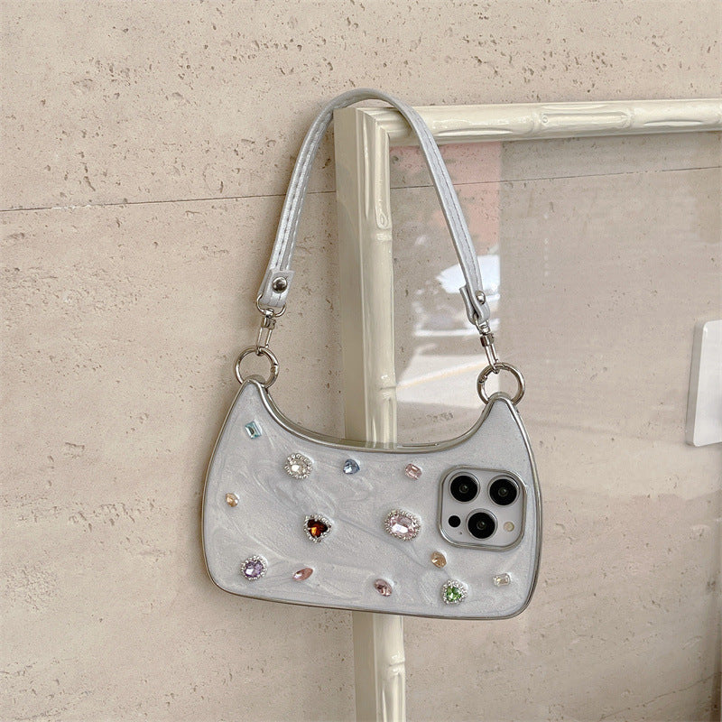 Cosmic Crystal Glitter iPhone Case