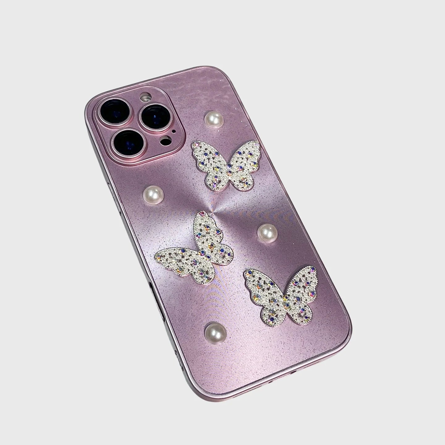 Crystalline Butterfly Pearl iPhone Case