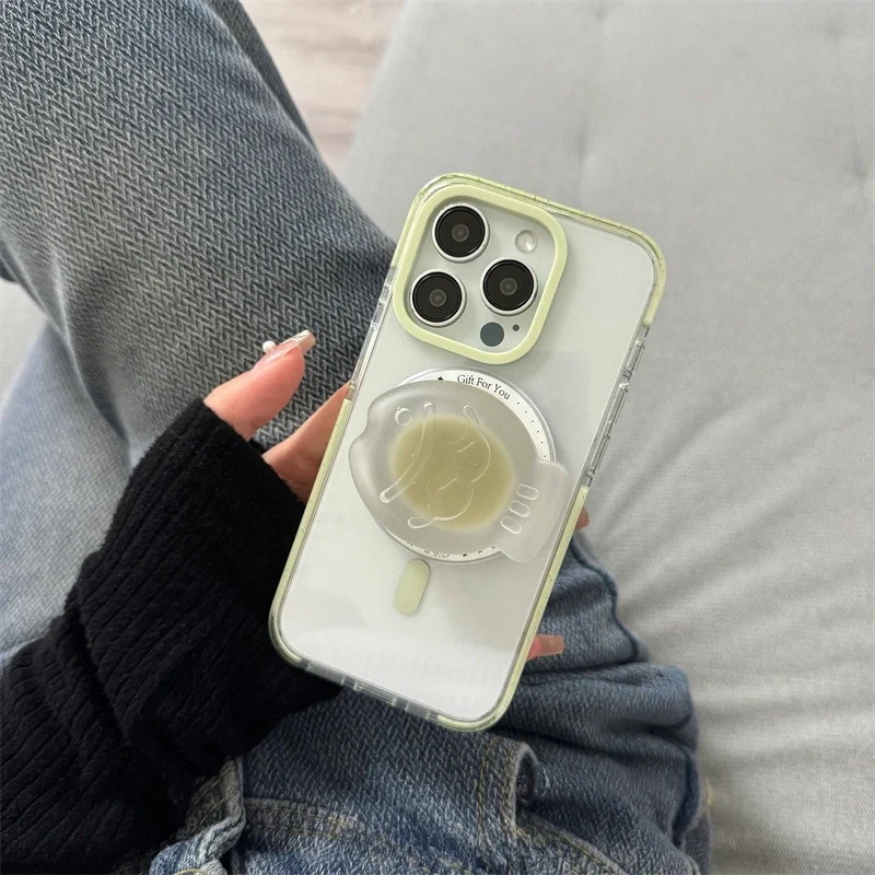 Jelly Stand Clear iPhone Case