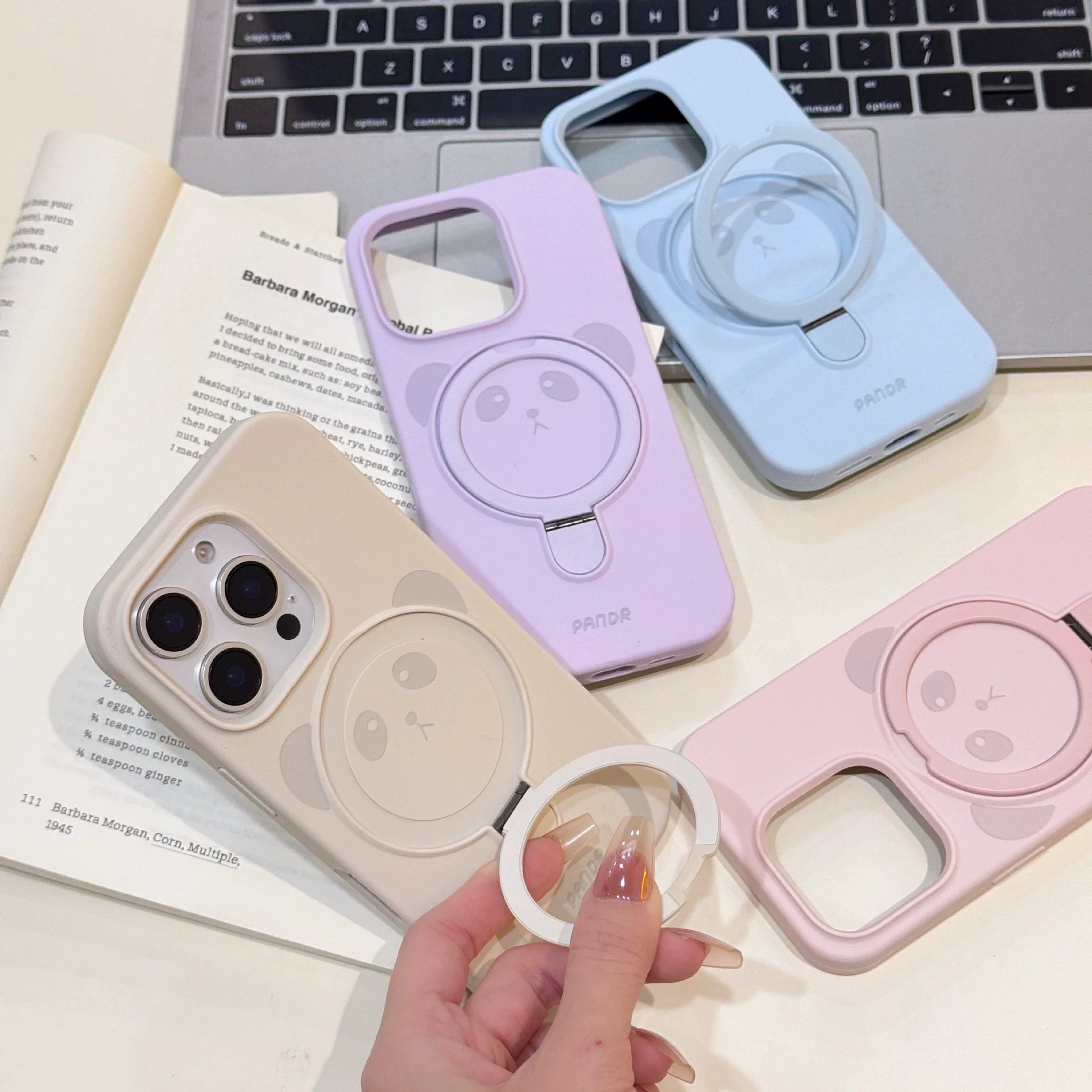 Cute Panda Magnetic iPhone Case