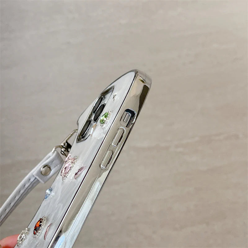 Cosmic Crystal Glitter iPhone Case