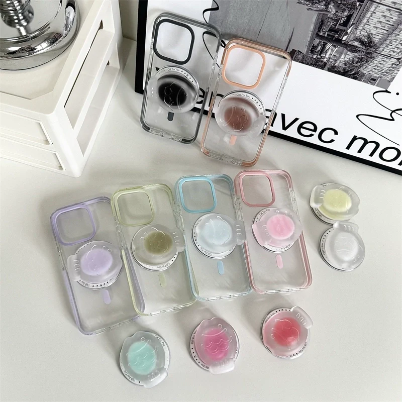 Jelly Stand Clear iPhone Case