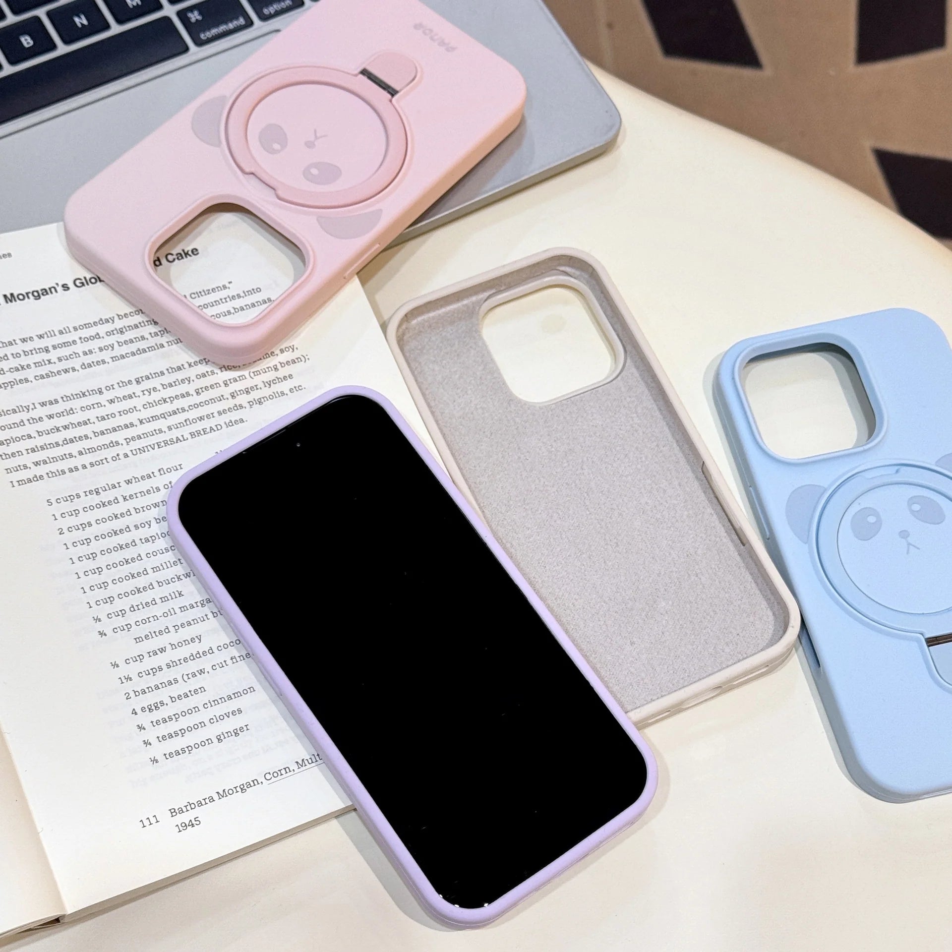 Cute Panda Magnetic iPhone Case