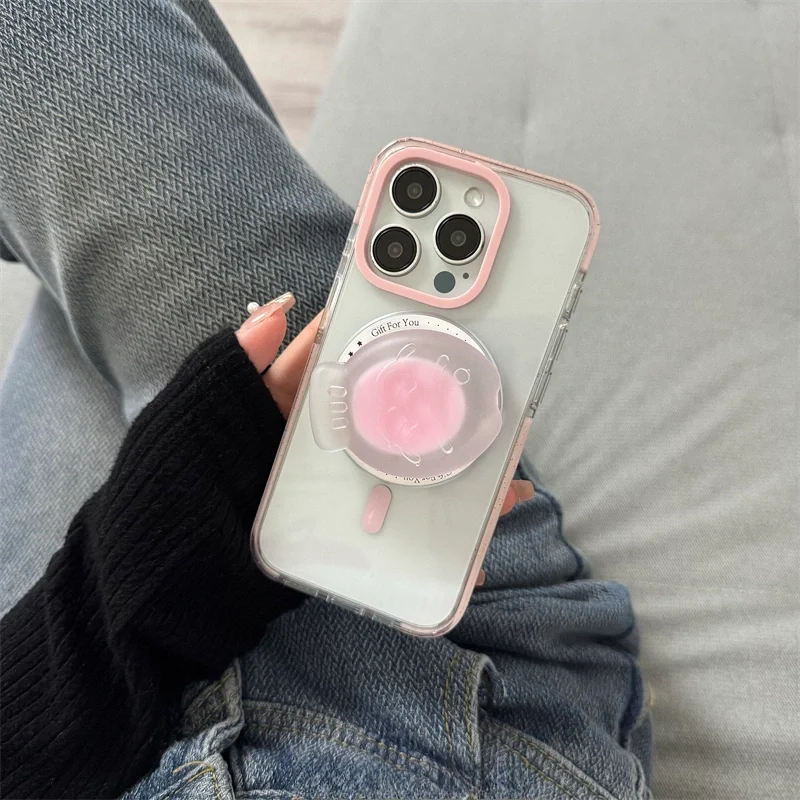 Jelly Stand Clear iPhone Case