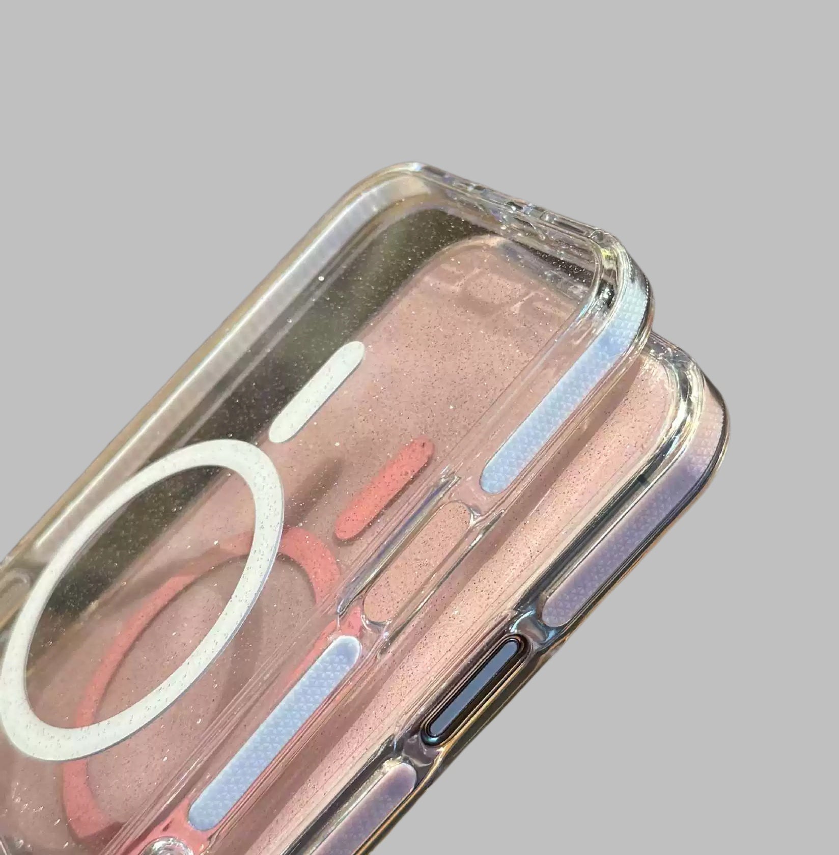 Glitter Lens Holder Magnetic iPhone Case