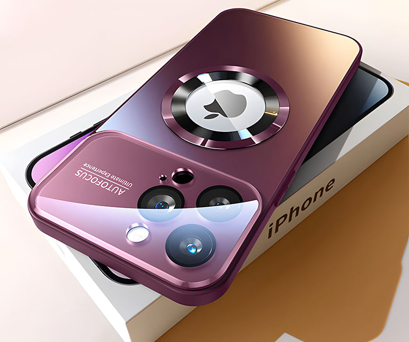 Bugario Stylish AeroCase Pro Kickstand Case – Cute Slim Shockproof Cover for Men & Women, Scratch-Resistant - iPhone 16/15/14/13/12