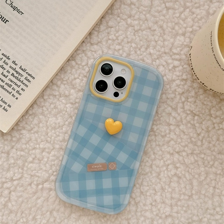 Minimalist 3D Heart iPhone Case