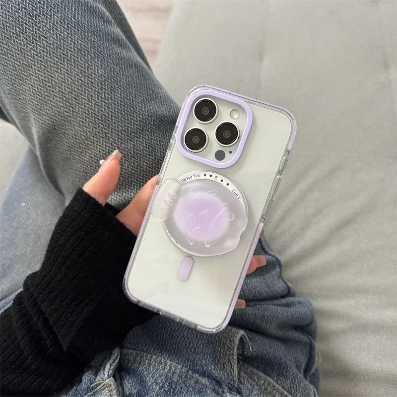 Jelly Stand Clear iPhone Case