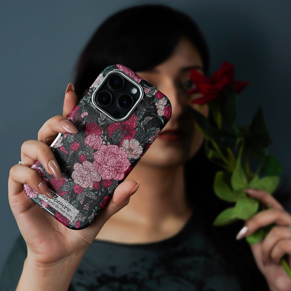 Petal Spark Rose Shield Case