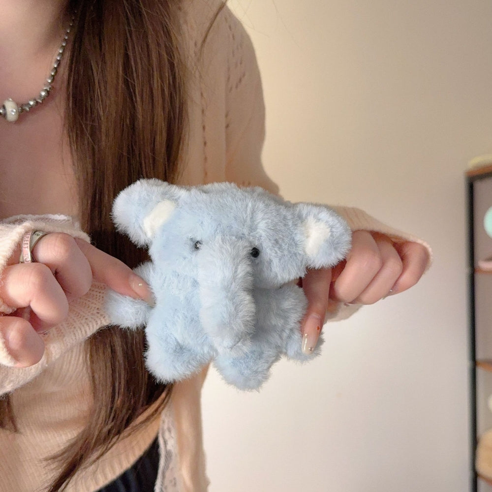 Plushie Elephant Hug AirPods Case