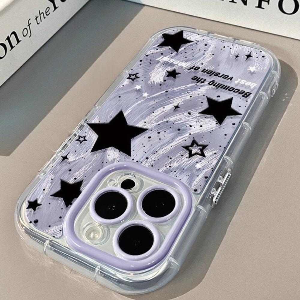 Cosmic Twinkle Yarn‑Guard Phone Case