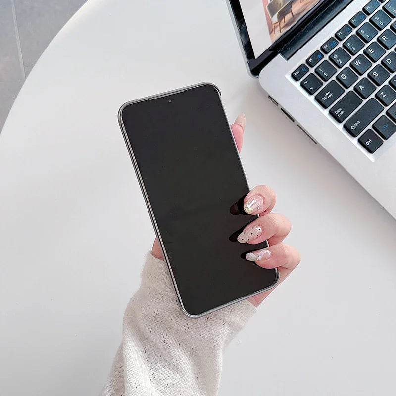 Samsung Minimalist Leather Case in Wood Style