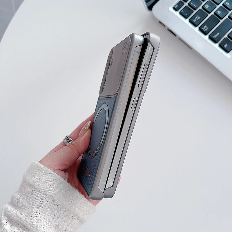 Samsung Minimalist Leather Case in Wood Style