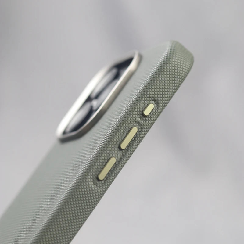 Embossed Classic Leather MagSafe iPhone Case