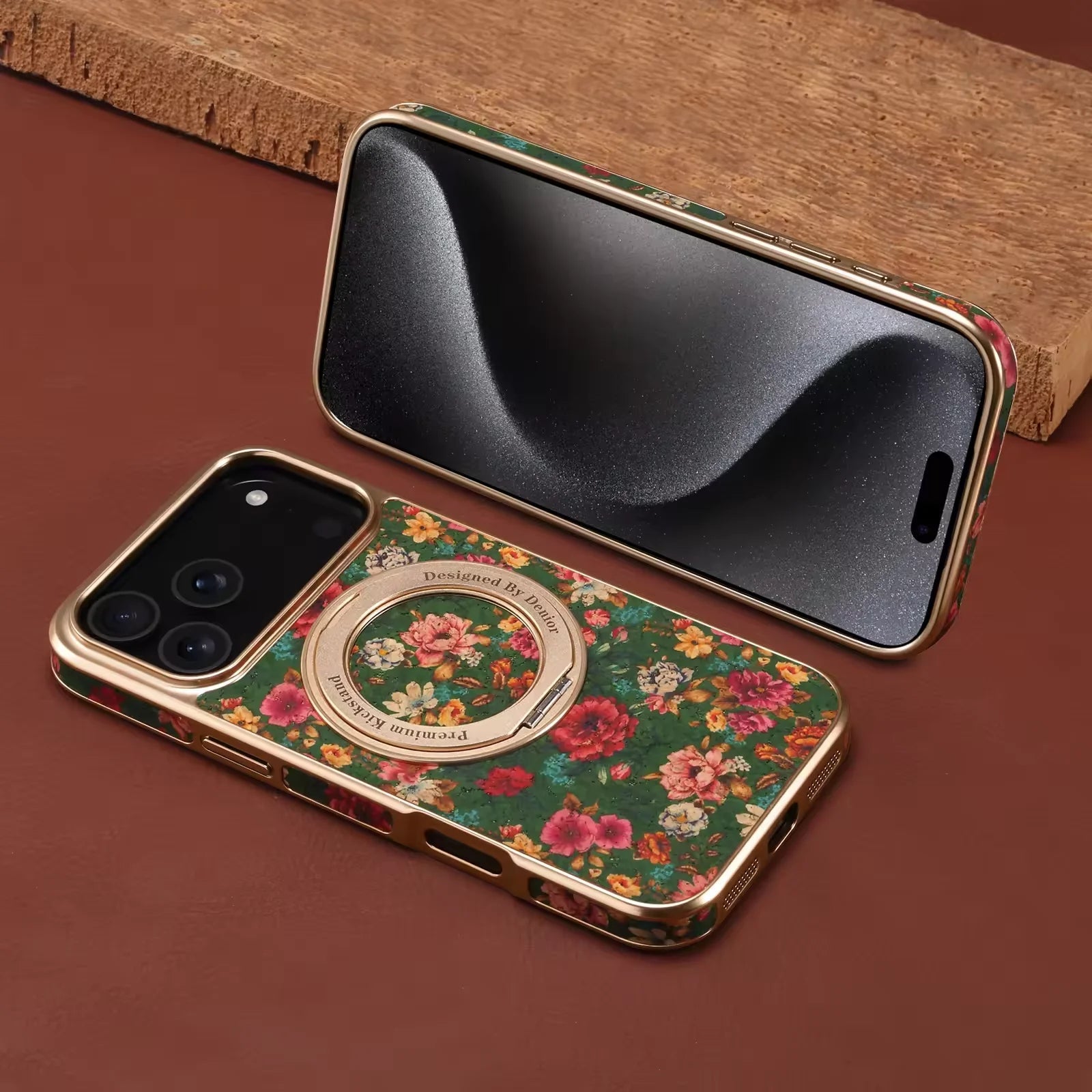 Floral Fabric MagSafe iPhone Case