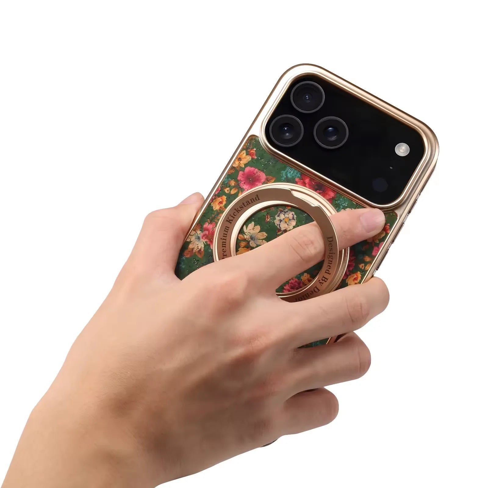 Floral Fabric MagSafe iPhone Case
