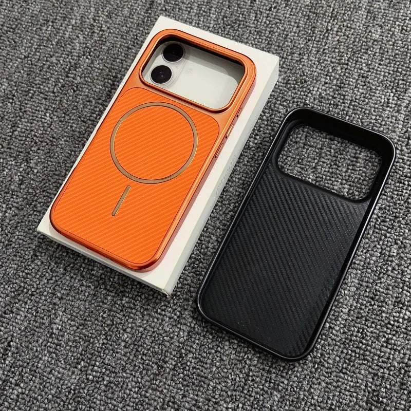 Carbon Vintage MagSafe iPhone Case