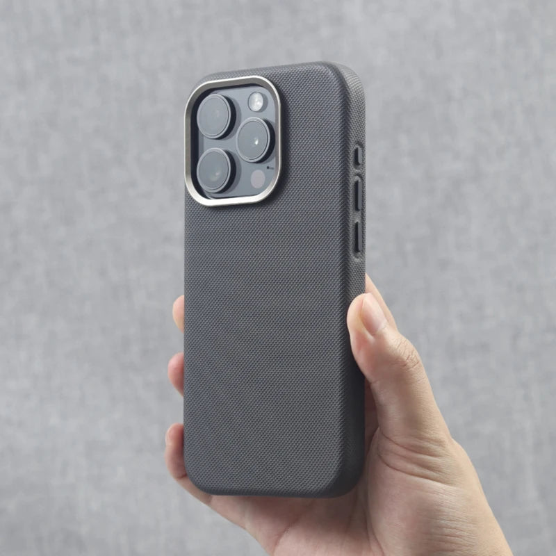 Embossed Classic Leather MagSafe iPhone Case