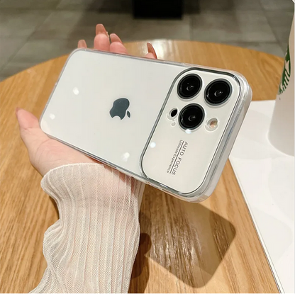 Premium Chromatic Lens Glass Case For iPhone