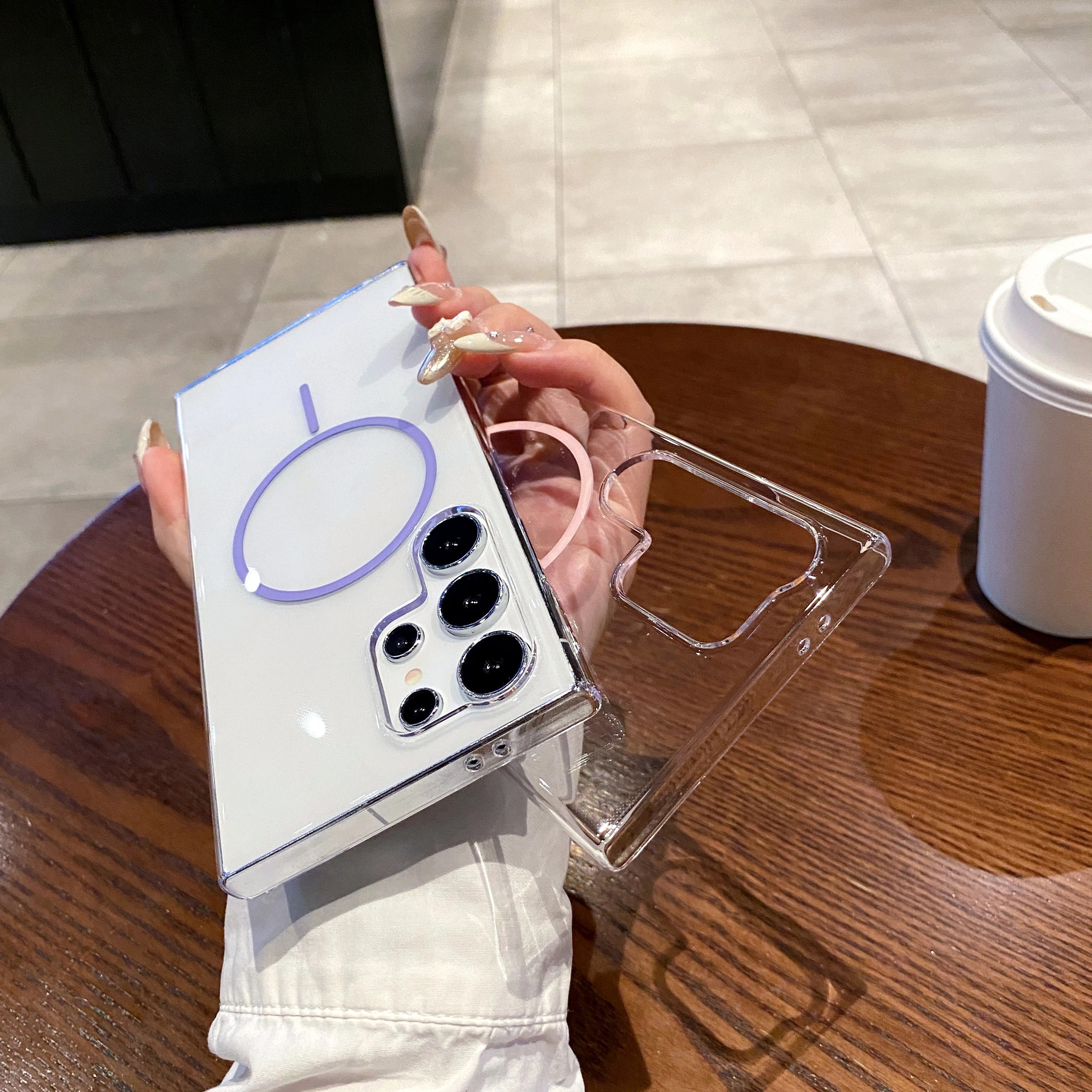 Samsung MagSafe Anti-Impact Transparent Case