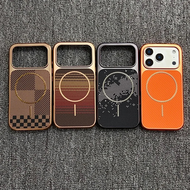 Carbon Vintage MagSafe iPhone Case