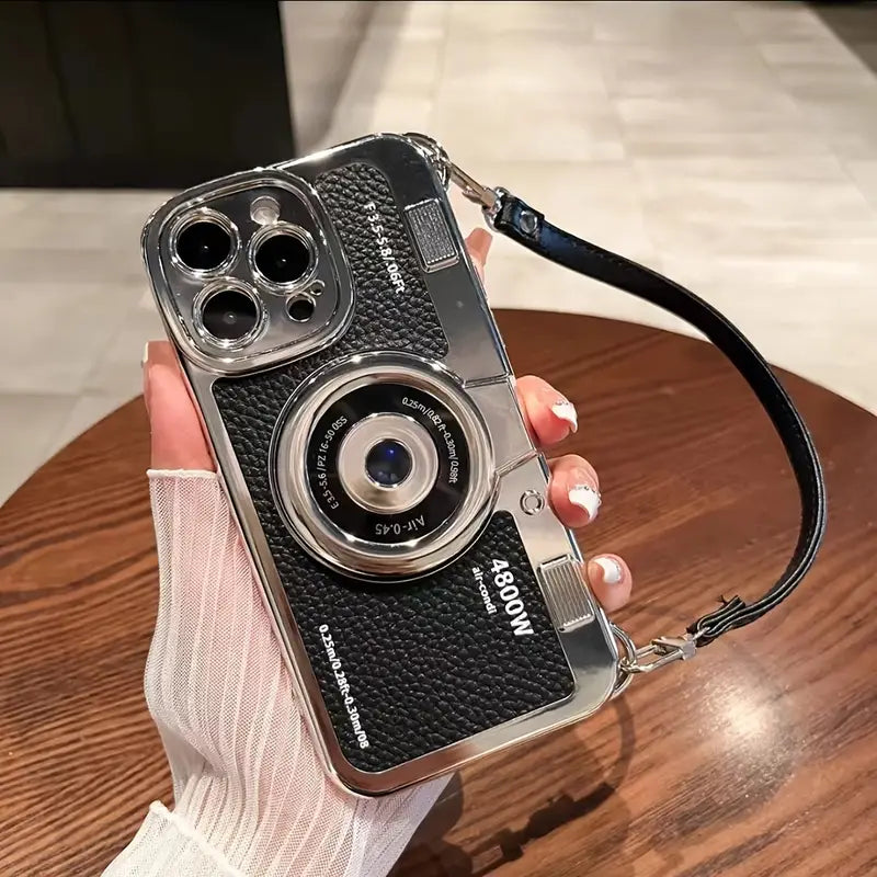 Retro Camera Chain Phone Case